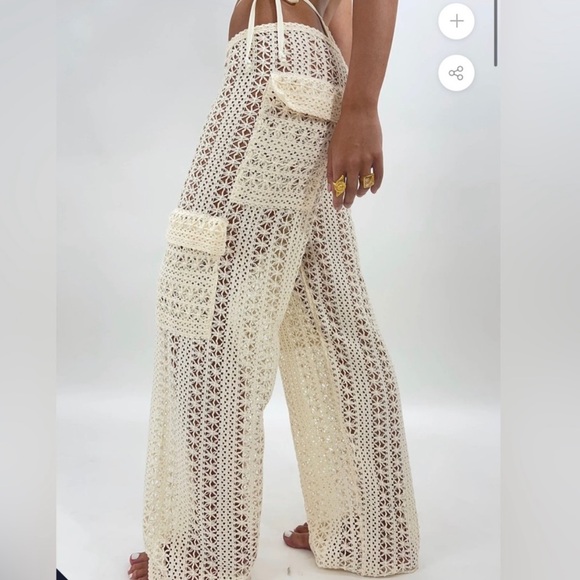 Heart of Sun Anthropologie Bahia Cargo Pants NWT size m - Picture 2 of 3